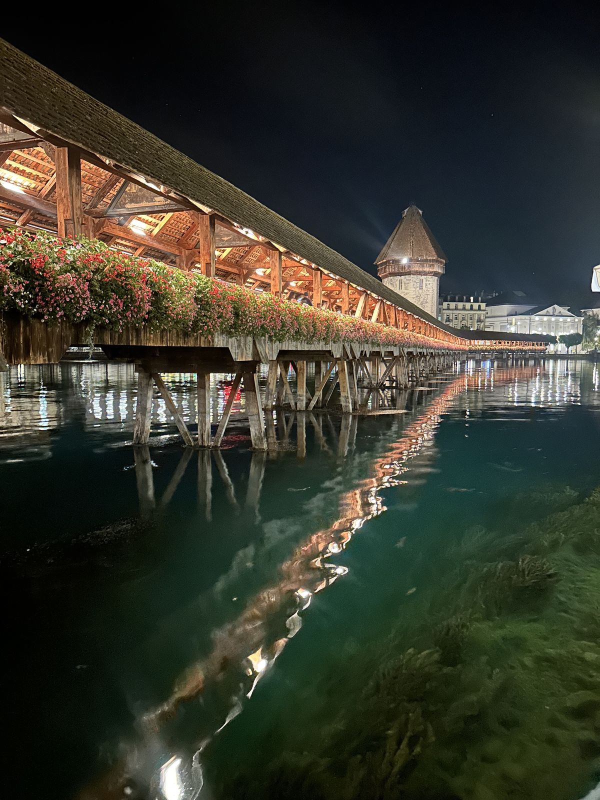 Chapel Bridge at night